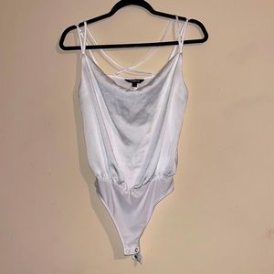 2 for $15 Express Satin Cowl Neck Tank Bodysuit